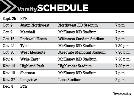 McKinney North Schedule